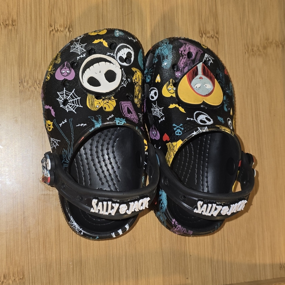 Toddlers Disney The Nightmare Before Christmas Jack and Sally Croc 6C